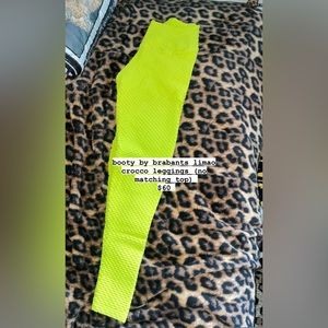 Booty By Brabants crocco leggings limao (leggings only) OSFM worn once